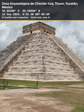 Chichén Itzá stamped with the Banner template