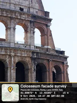 The Colosseum stamped with the Pro Report template